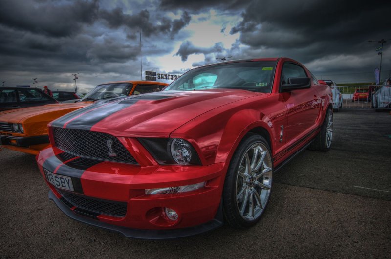 Форд Мустанг gt 500 красный