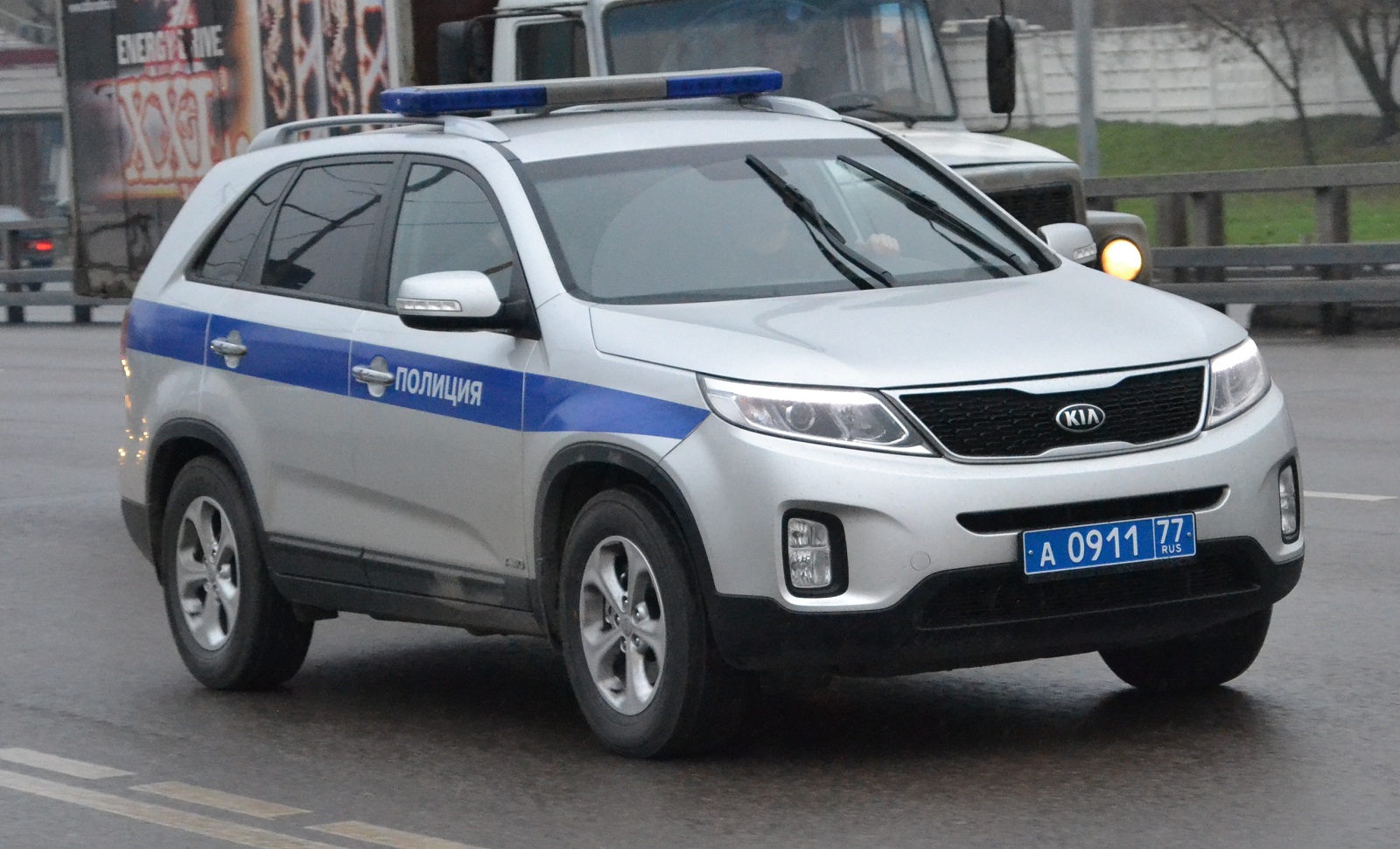 полицейский kia sorento