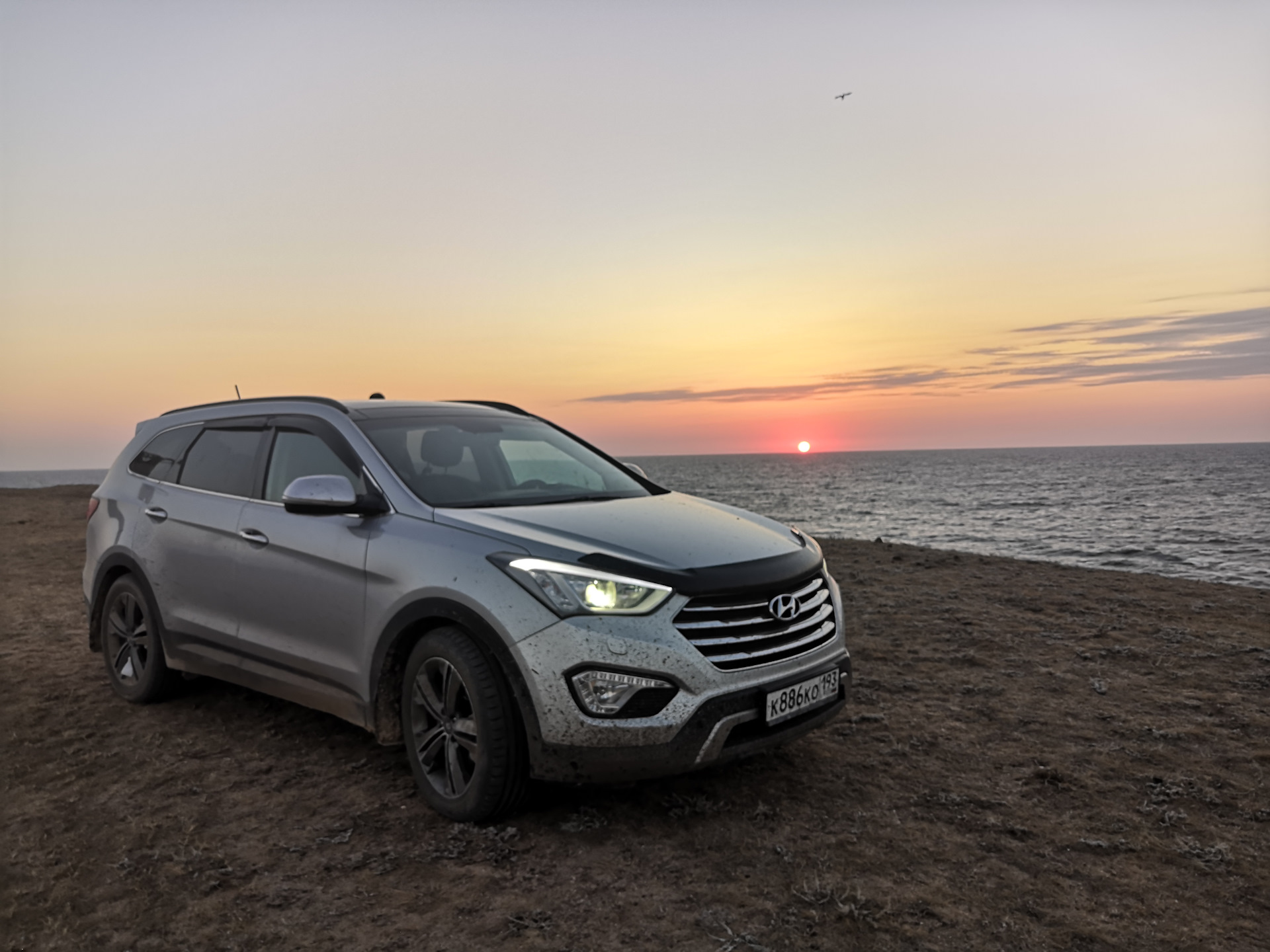 Hyundai santa fe 2014 года