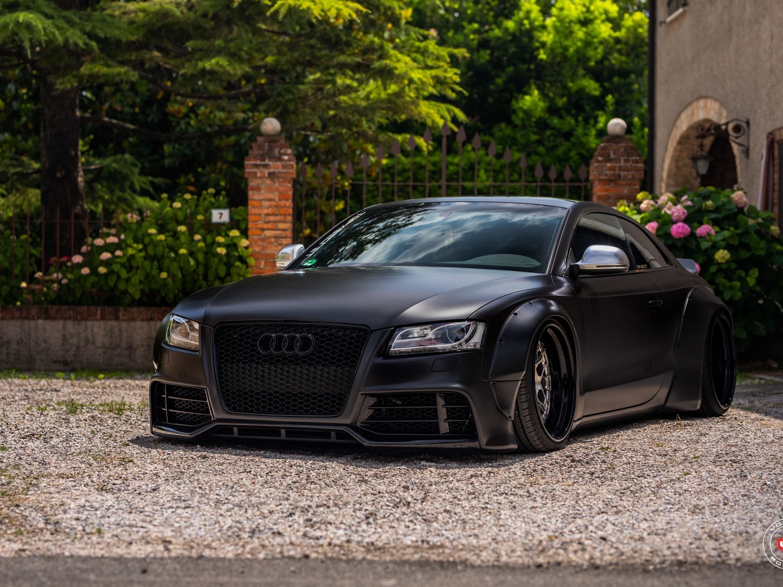 Matte Black Audi s5