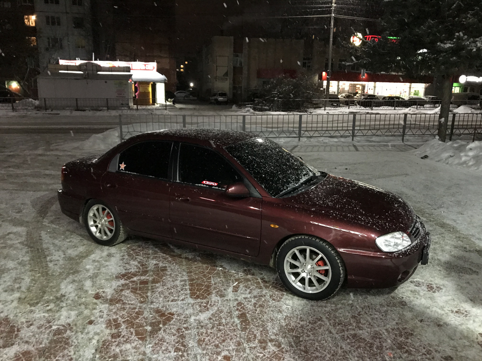 kia spectra на 16 дисках