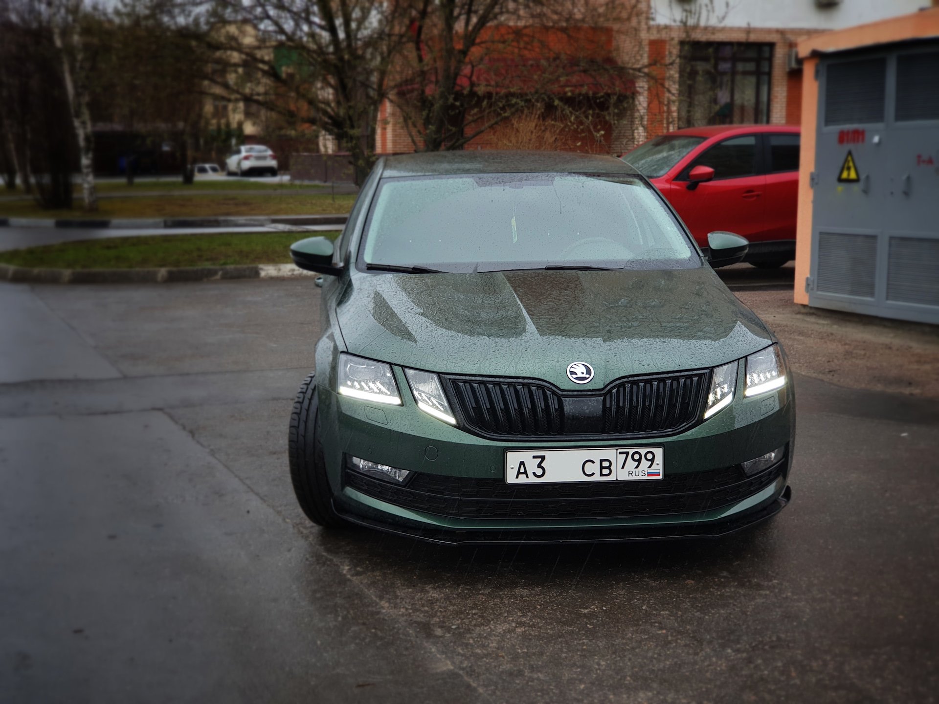 Skoda Octavia a8 черная