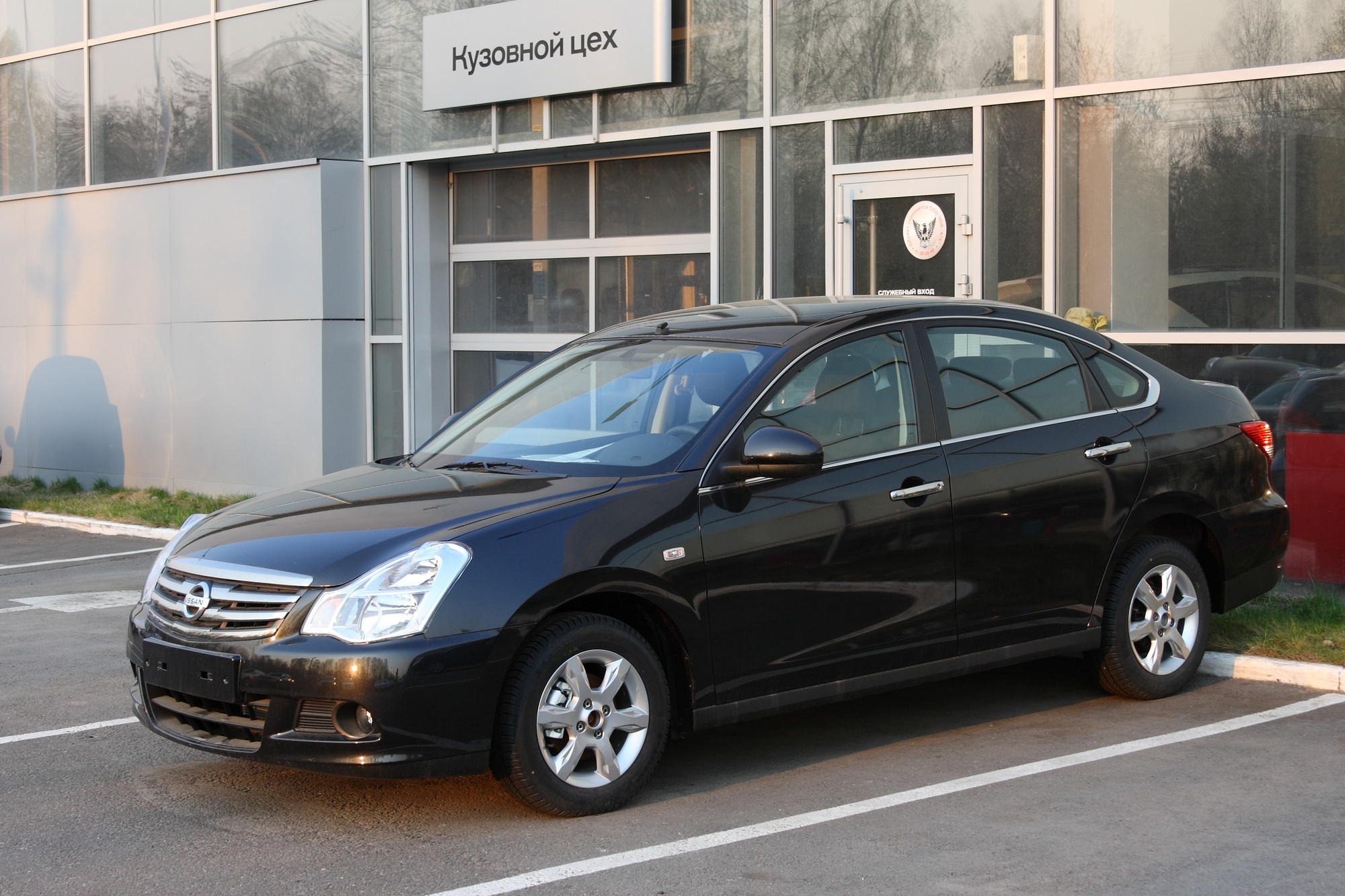 Nissan Almera 2014 черная