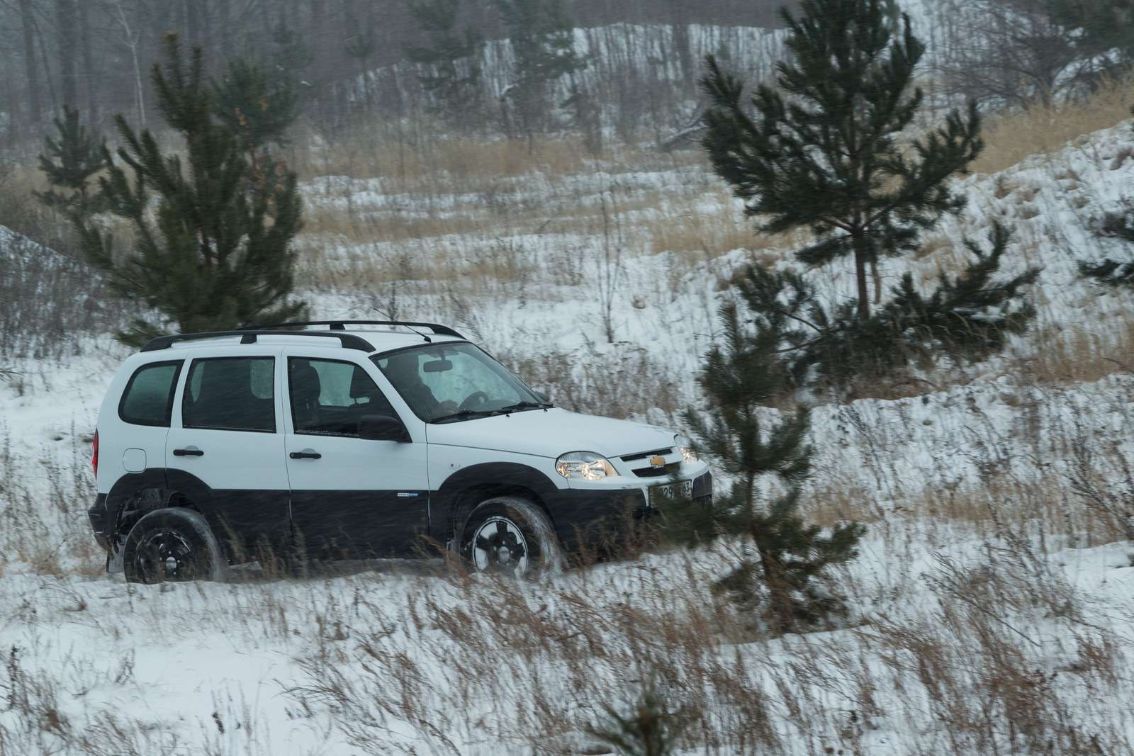 Chevrolet Niva белая Offroad