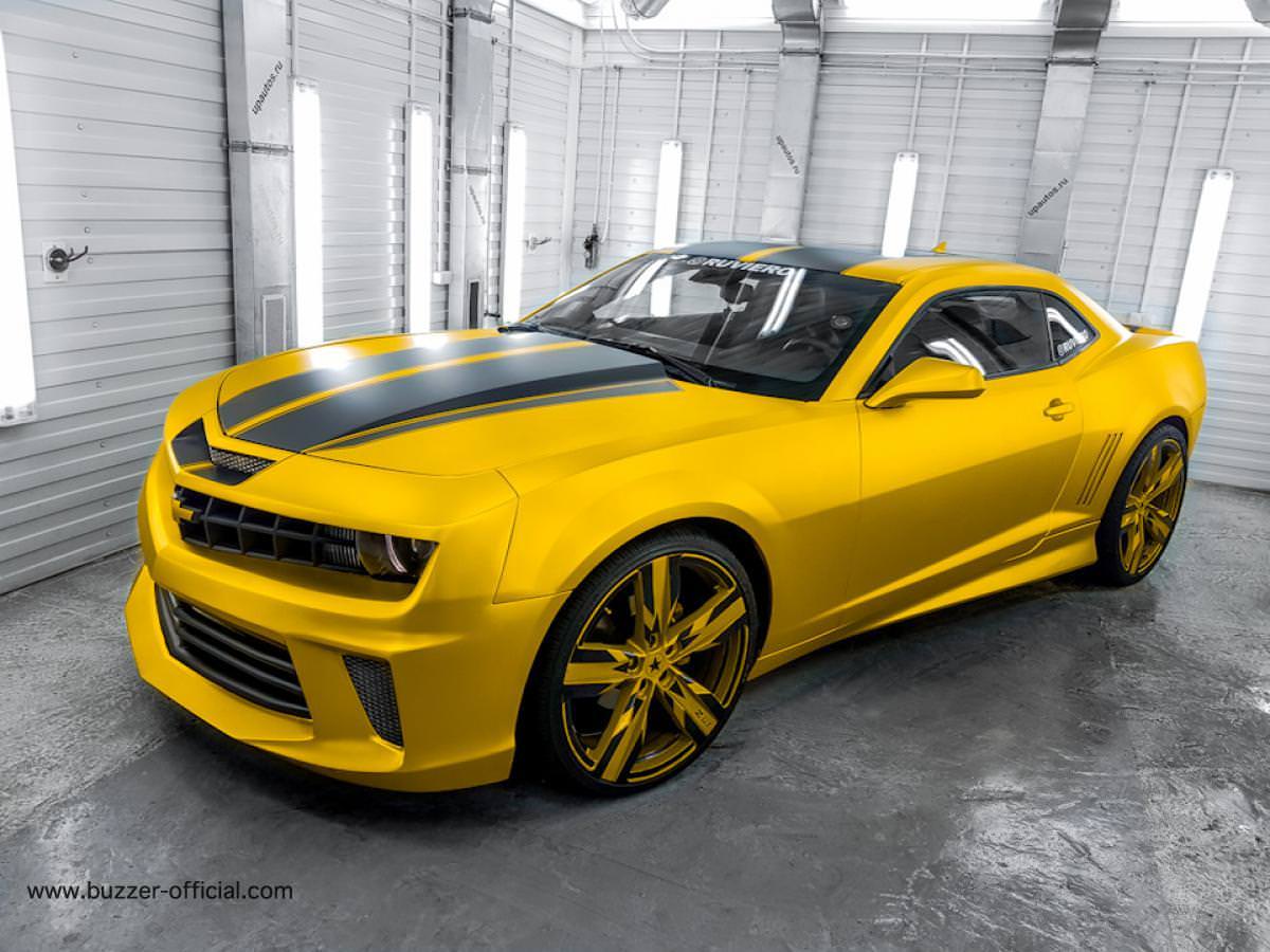 Chevrolet Camaro желтый