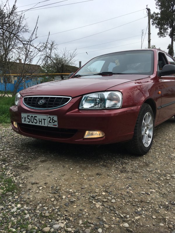 Тюнингованный Hyundai Accent