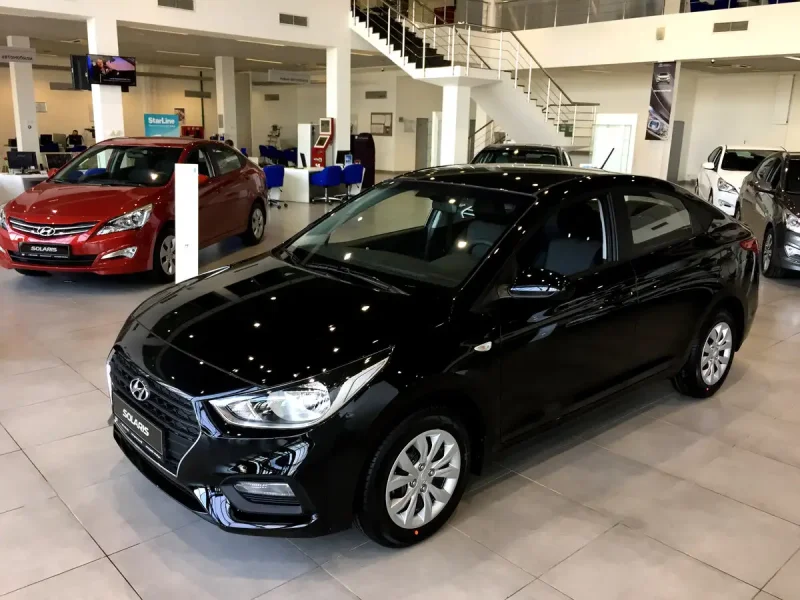Hyundai Solaris 2017 черный