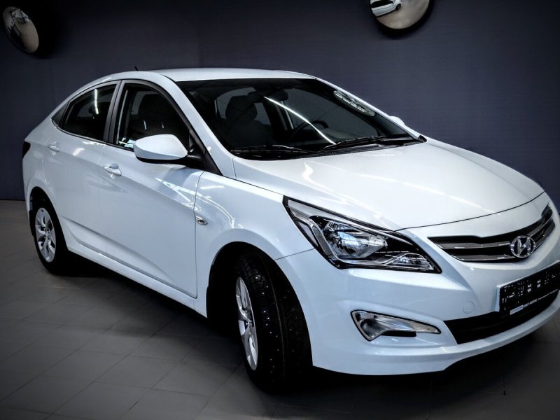 Hyundai Solaris 2016 белый