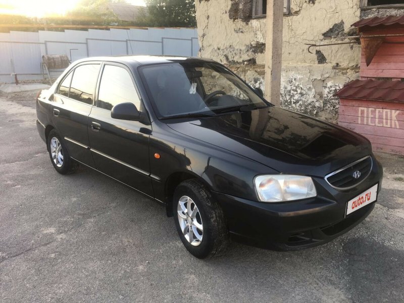 Hyundai Accent 2007 черный
