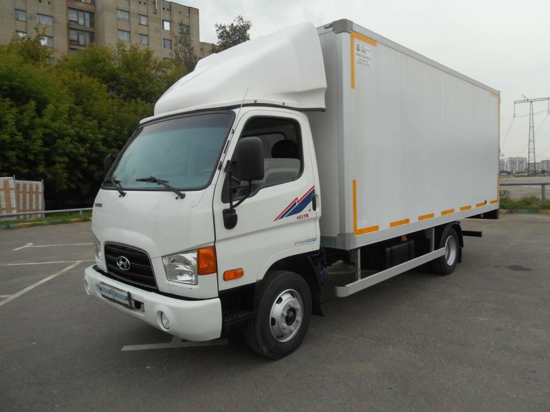 Hyundai hd78 изотермический фургон