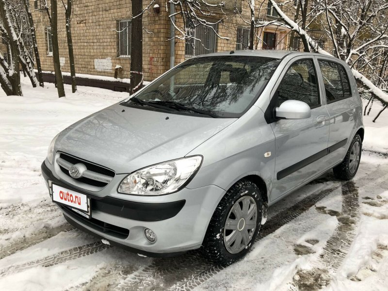 Хендай Гетц 2009 серая