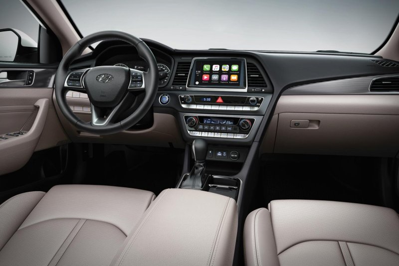 Hyundai Sonata 2017 интерьер