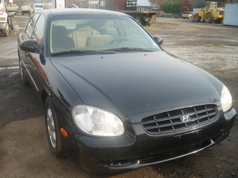 Hyundai Sonata, 1999 черная
