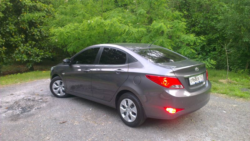 Hyundai Solaris Grey 2011
