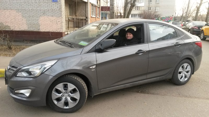 Серый Солярис 2015