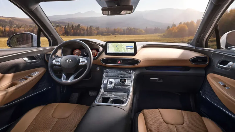Hyundai Santa Fe 2021 салон
