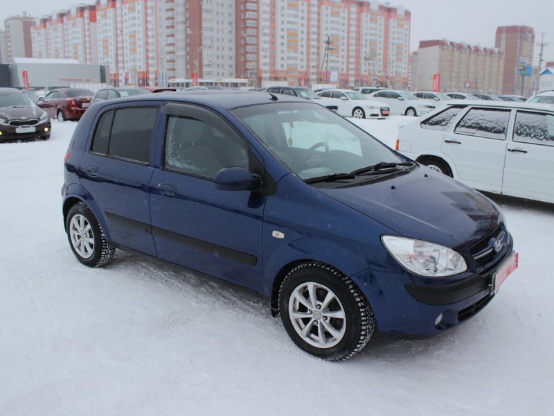 Hyundai Getz 2008 красный