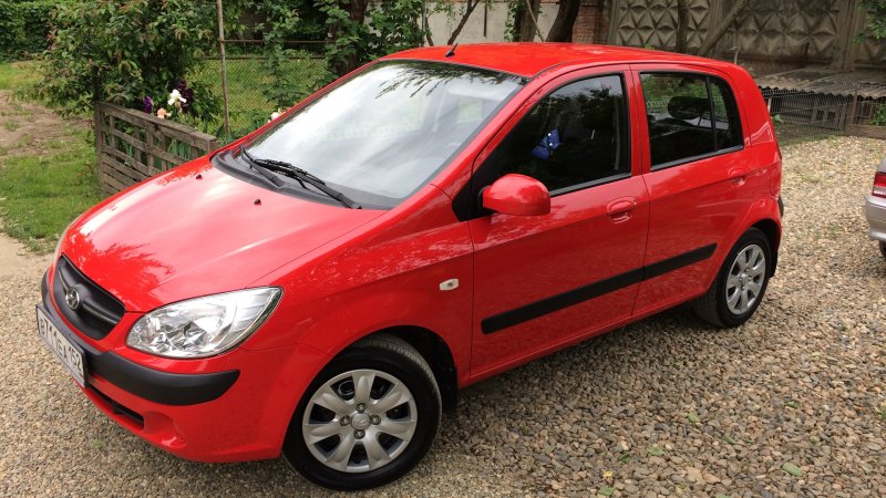 Hyundai Getz, 2011 белый