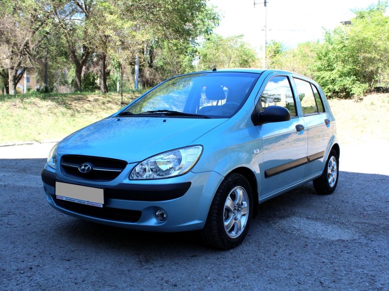 Hyundai Getz 2008 красный