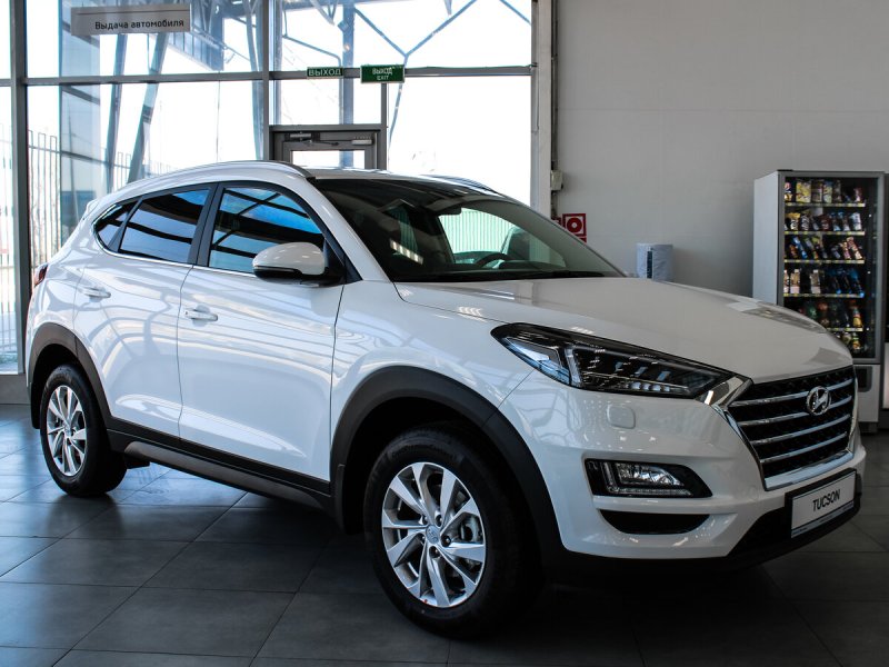 Hyundai Tucson 2020 белый
