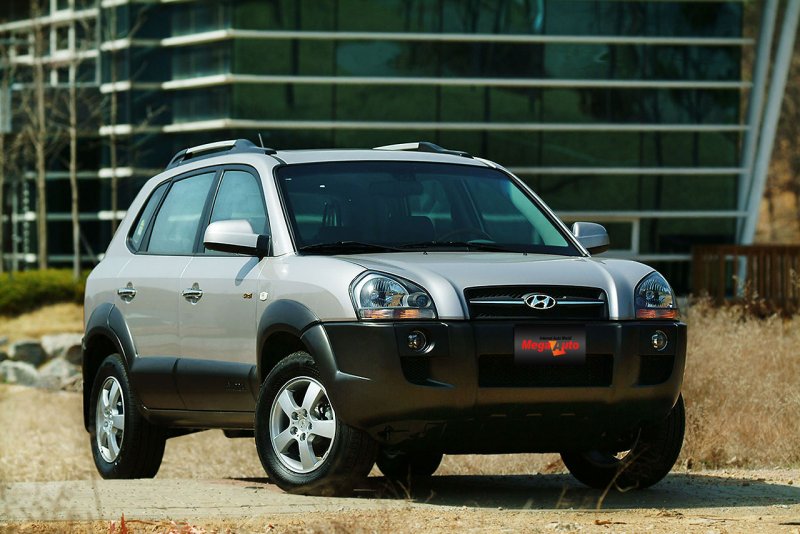 Hyundai Tucson 2008 черный
