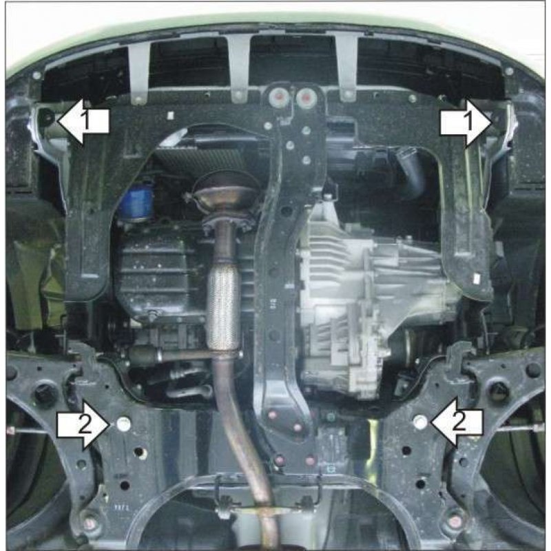 Защита картера Hyundai Tucson 2008