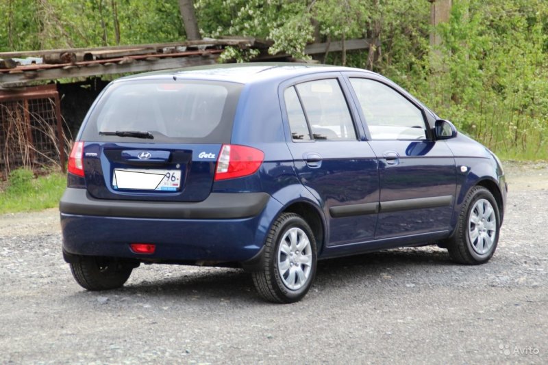 Hyundai Getz 2008 красный