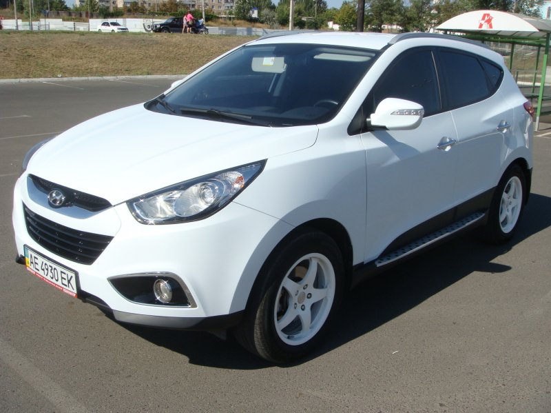 Пороги Hyundai ix35 Tuning