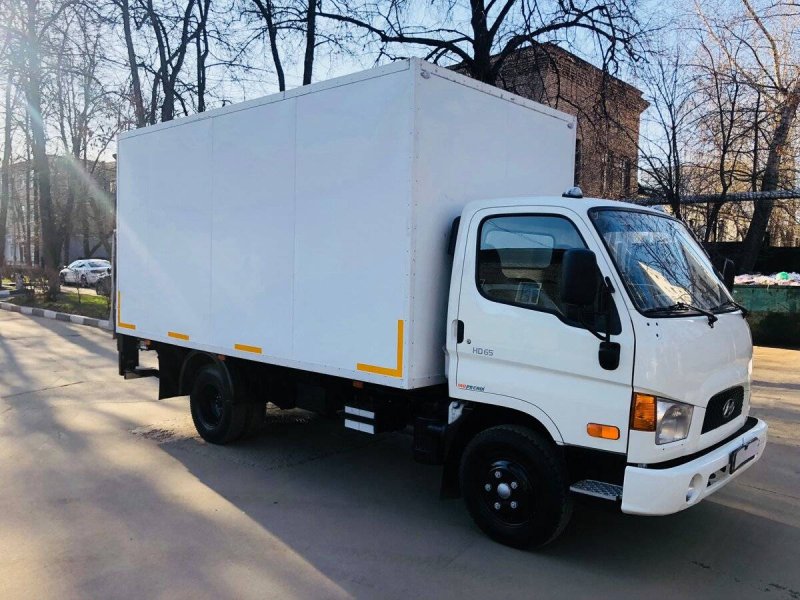 Hyundai hd78 изотермический фургон