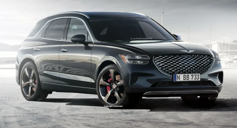 Genesis gv70 2021 салон