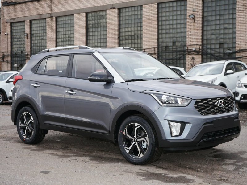 Hyundai Creta 2021 серая