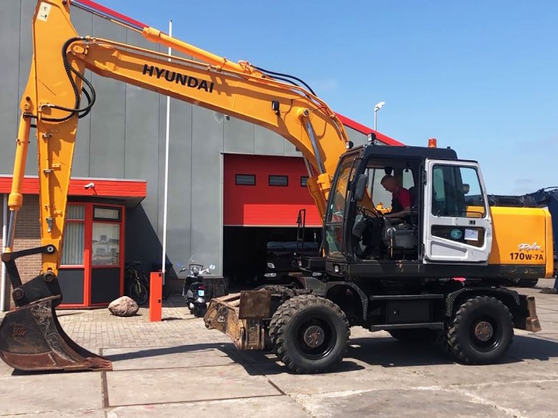 Колесный экскаватор Hyundai r170w-7