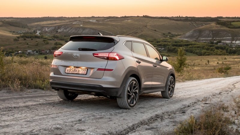 Hyundai Tucson 2017 сзади