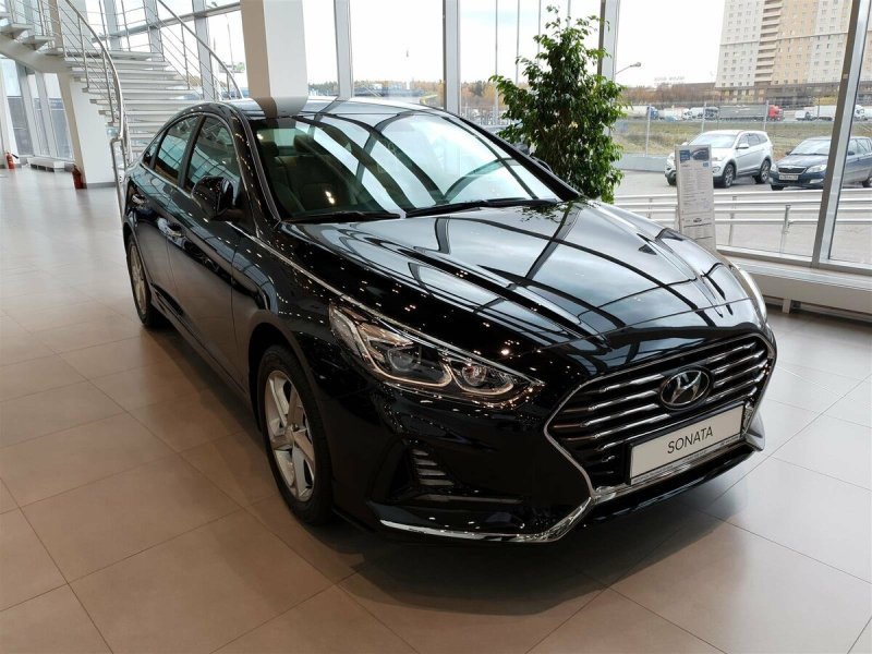 Hyundai Sonata 2019 черная