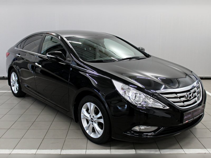 Hyundai Sonata 2011 черная