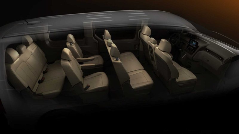 Staria Hyundai минивэн 2021 салон