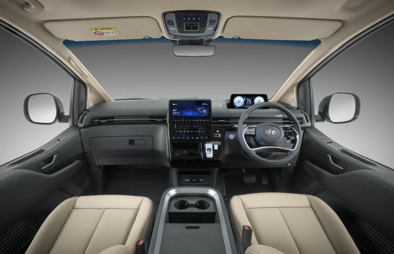 Hyundai минивэн 2022 Staria интерьер