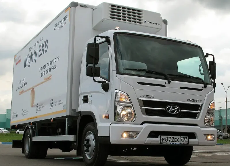 Hyundai Mighty ex8 бортовой