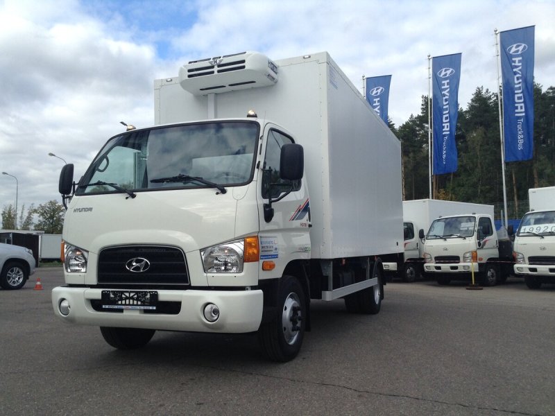 Hyundai hd78 изотермический фургон