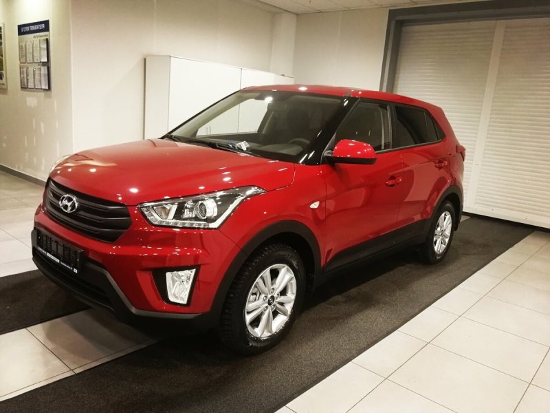 Hyundai Creta 2020 красная