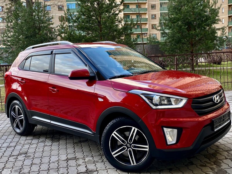 Hyundai Creta 2021 красная