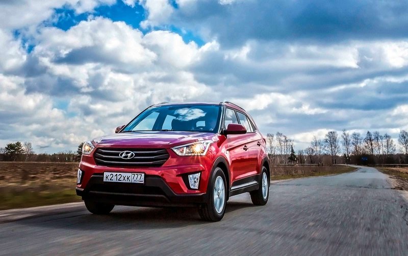 Hyundai Creta 2020 красная