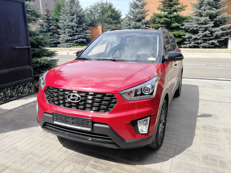 Hyundai Creta 2019 красный