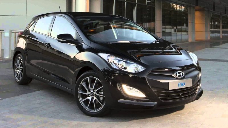 Hyundai i30 2012 черный
