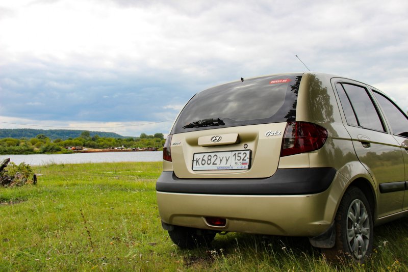 Hyundai Getz 2006 зад
