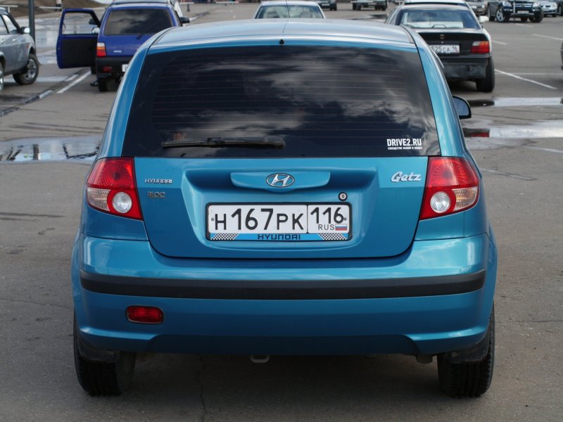 Бампер задний Гетц 2008