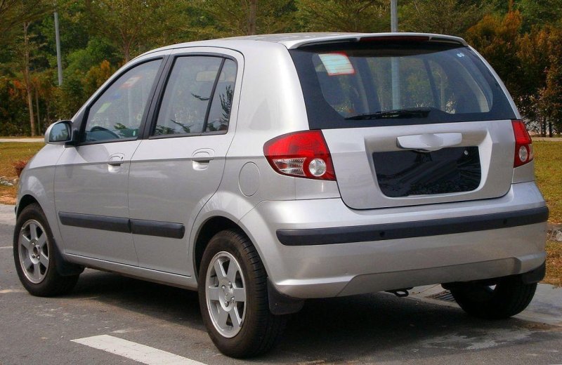 Hyundai Getz 2006 зад