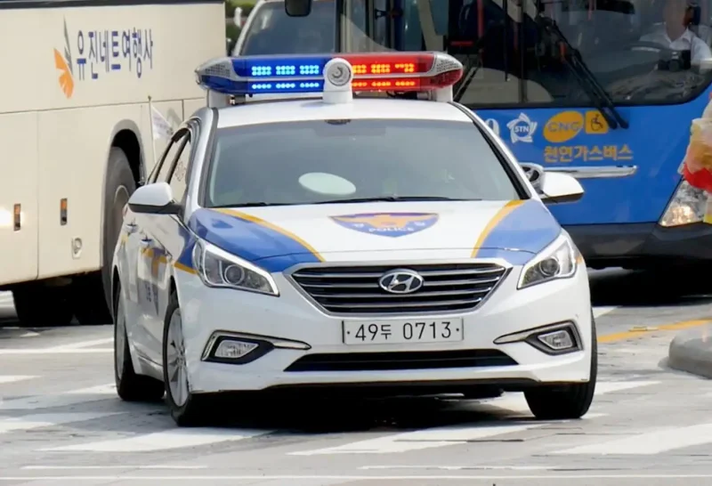 Hyundai Getz полиция