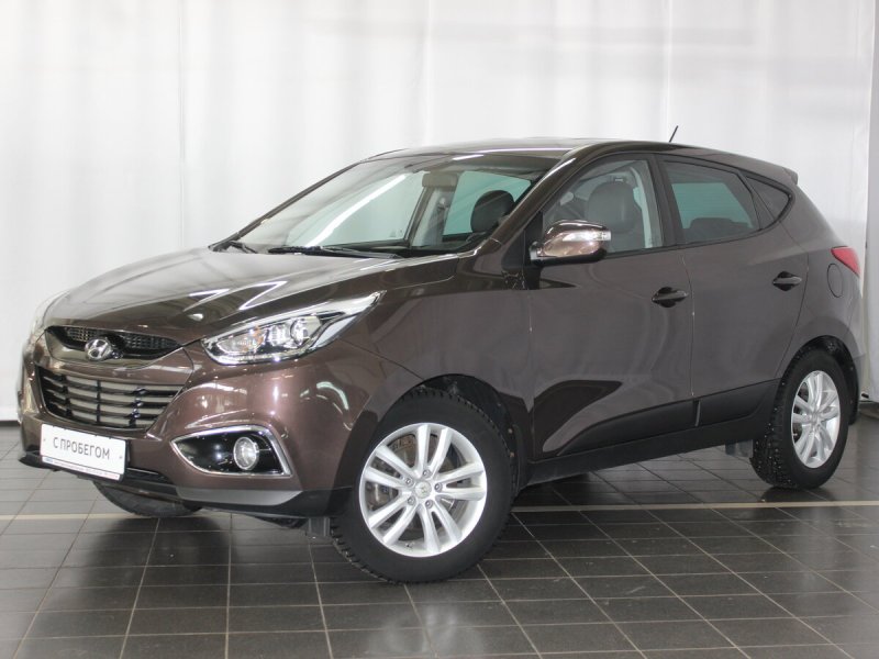 Ix35 Hyundai 2014 коричневый