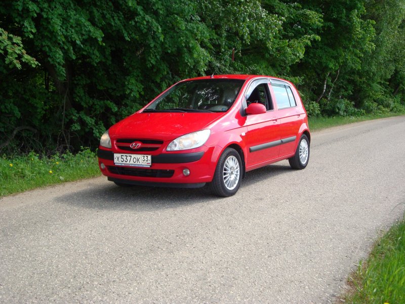 Хендай Гетц красный 2005